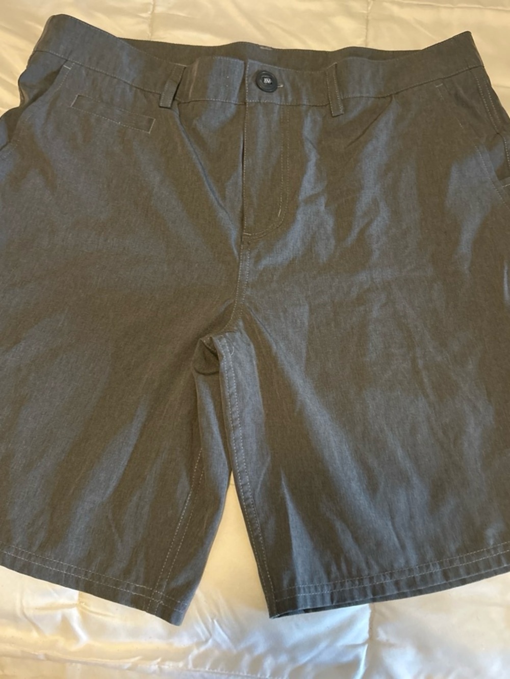 Alp N Rock Men's Charcoal Flat-Front Shorts